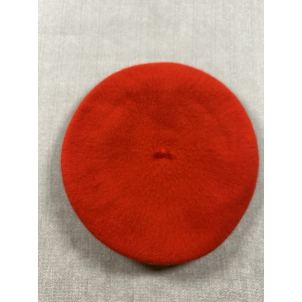 Beret Basque De Luxe Red 100% Wool French Style Hat P.R.T. Ultrabasque RN 58584